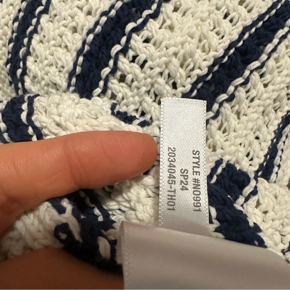 NWOT Madewell Crochet-Knit Crewneck Sweater Tank - Picture 5 of 6